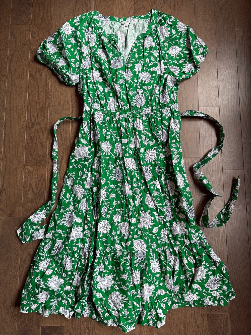 J. Crew Floral Midi Dress